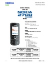 pdf/phone/nokia/nokia_2700c,_nokia_2700c-2_rm-561_service_manual-1,2_v2.0.pdf